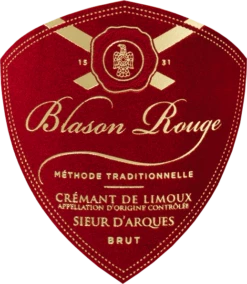 Blason Rouge Crémant De Limoux Brut AOC - Sieur D'Arques