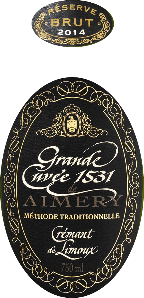 Aimery Grande Cuvée 1531 Réserve Crémant Brut AOP - Sieur D'Arques 4 Aimery Grande Cuvée 1531 Réserve Crémant Brut AOP - Sieur D'Arques - Image 2