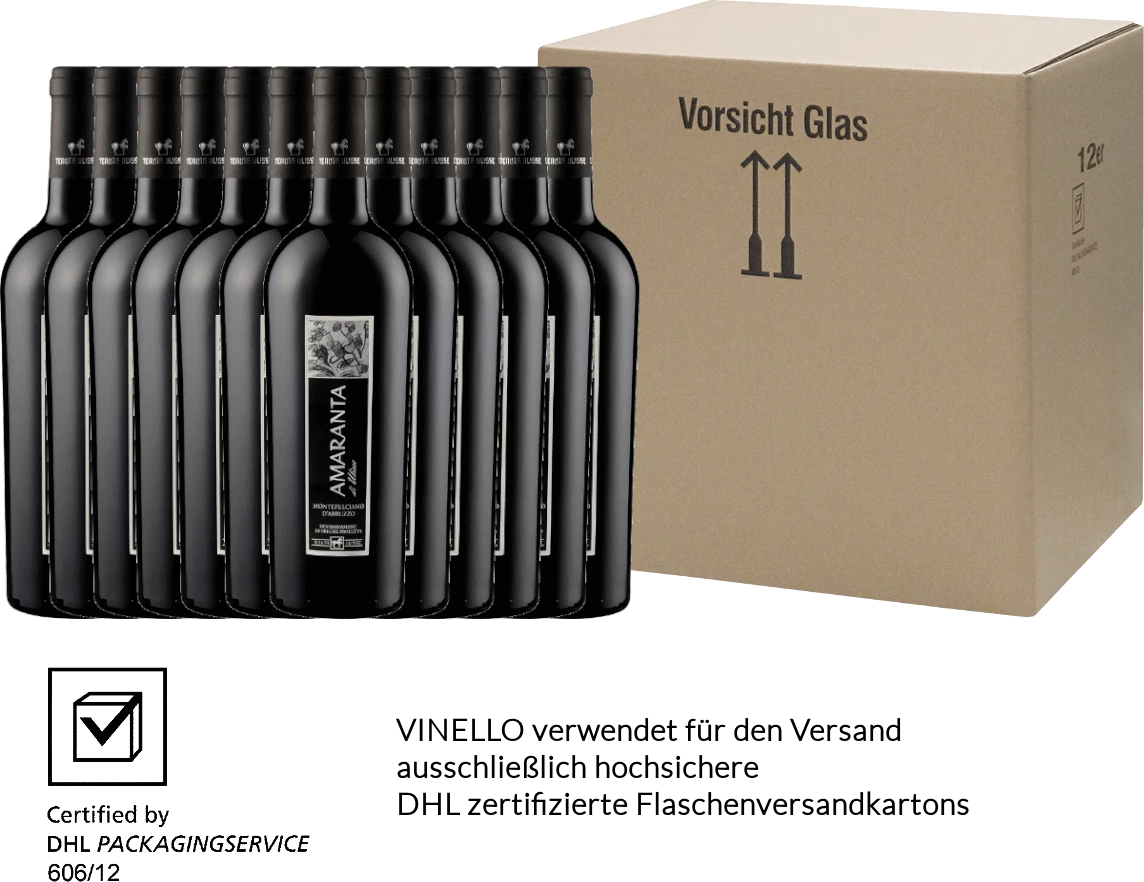 12er Vorteils-Weinpaket - AMARANTA Montepulciano D'Abruzzo DOC - Tenuta Ulisse 4 12er Vorteils-Weinpaket - AMARANTA Montepulciano D'Abruzzo DOC - Tenuta Ulisse - Image 2