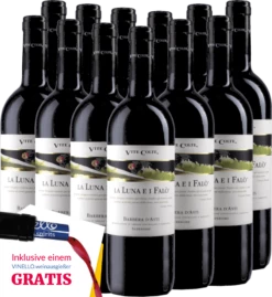 12er Vorteils-Weinpaket - La Luna E I Falo Barbera D'Asti Superiore DOCG 2020 - Vite Colte -Chevalier Wine Geschaft 12er barbera asti luna e i falo vite colte strainer