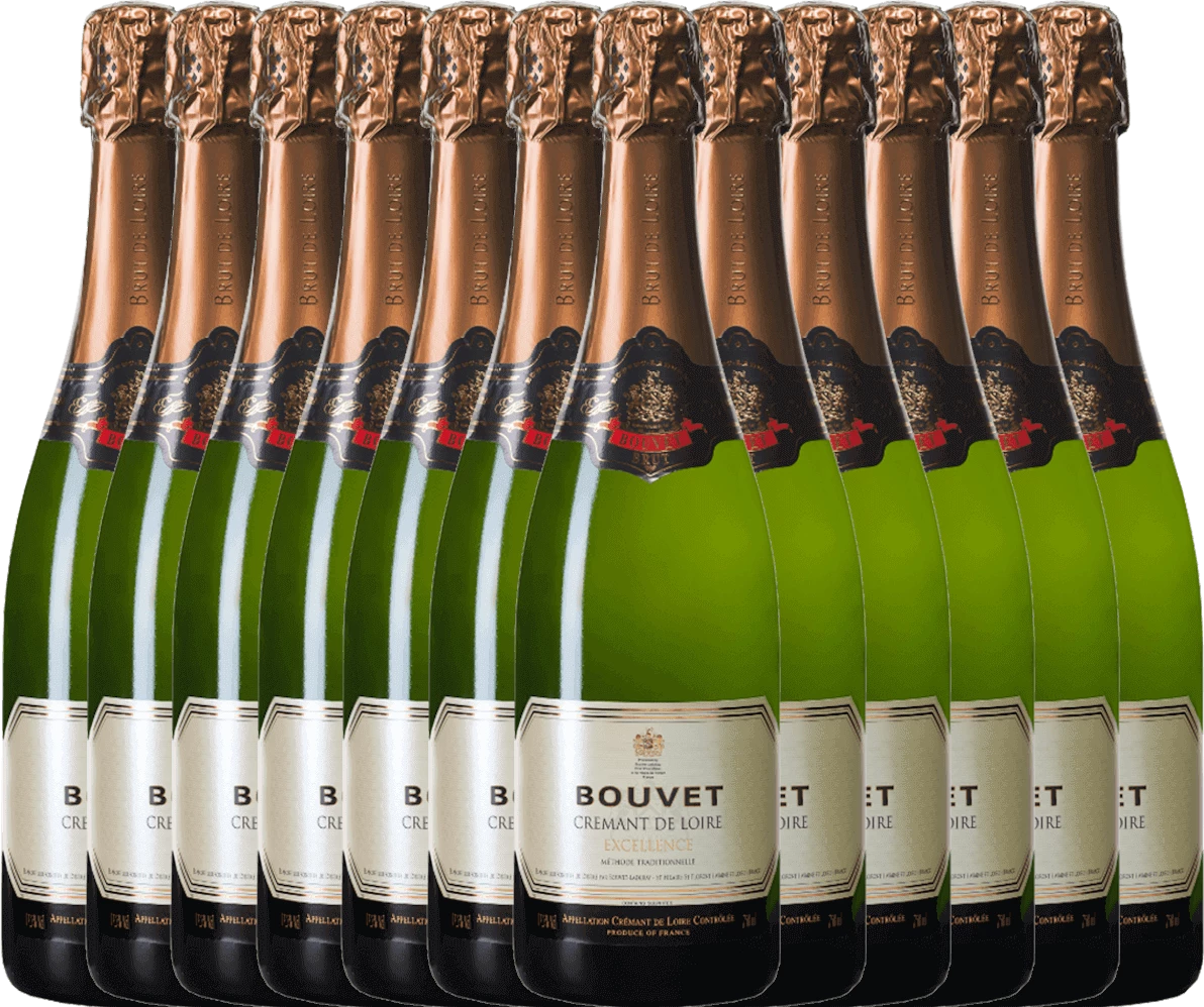 12er Vorteils-Weinpaket - Crémant Brut Blanc Excellence - Bouvet Ladubay 6 12er Vorteils-Weinpaket - Crémant Brut Blanc Excellence - Bouvet Ladubay - Image 4