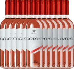 12er Vorteils-Paket - Corvo Rosa Terre Siciliane - Duca Di Salaparuta -Chevalier Wine Geschaft 12er corvo rosso terre