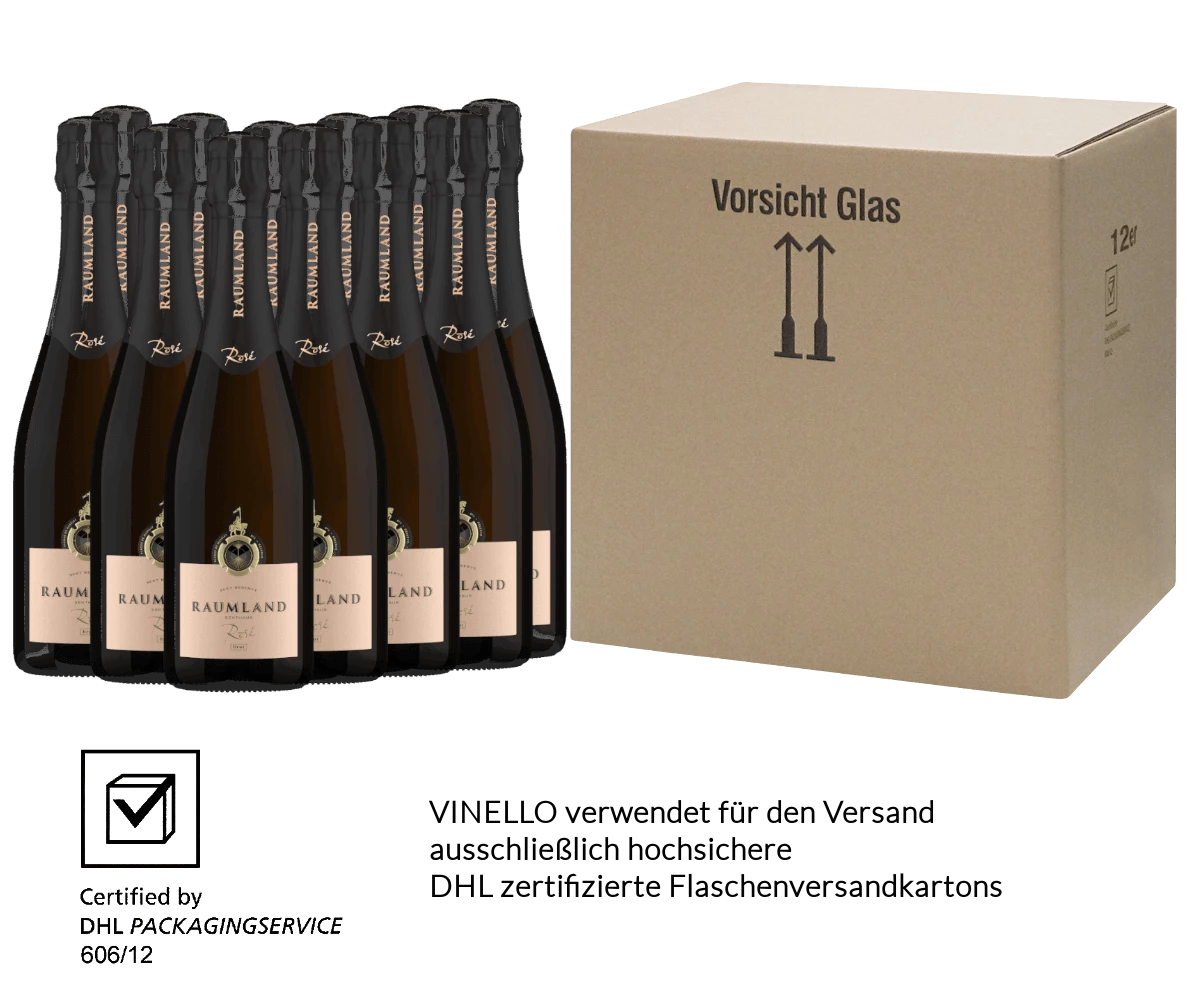 12x Vorteils-Weinpaket Rosé Reserve Brut - Sekthaus Raumland 8 12x Vorteils-Weinpaket Rosé Reserve Brut - Sekthaus Raumland - Image 6