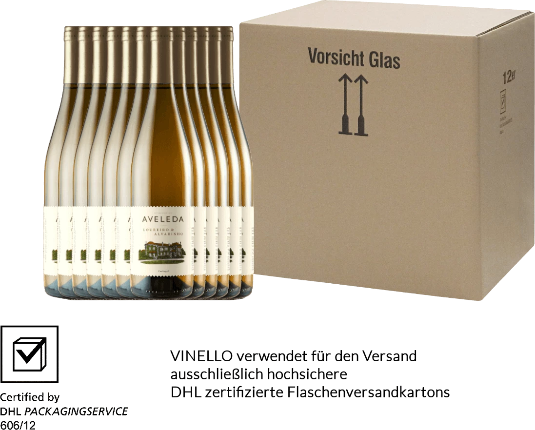 12er Vorteilspaket Loureiro & Alvarinho Vinho Verde DOC - Quinta Da Aveleda 3 12er Vorteilspaket Loureiro & Alvarinho Vinho Verde DOC - Quinta Da Aveleda
