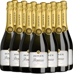 12er Vorteil-Weinpaket - Prosecco Spumante Brut DOC - Zonin -Chevalier Wine Geschaft 12er zonin prosecco spumante