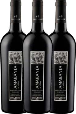 3er Vorteils-Weinpaket - AMARANTA Montepulciano D'Abruzzo DOC - Tenuta Ulisse -Chevalier Wine Geschaft 3er paket tenuta ulisse amaranta montepulciano