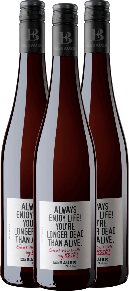 3x Vorteils-Weinpaket Enjoy Rosé Trocken - Emil Bauer 4 3x Vorteils-Weinpaket Enjoy Rosé Trocken - Emil Bauer - Image 2