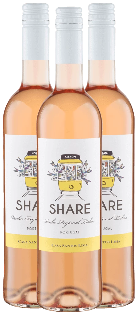 3x Vorteils-Weinpaket Share Rosato - Casa Santos Lima 3 3x Vorteils-Weinpaket Share Rosato - Casa Santos Lima