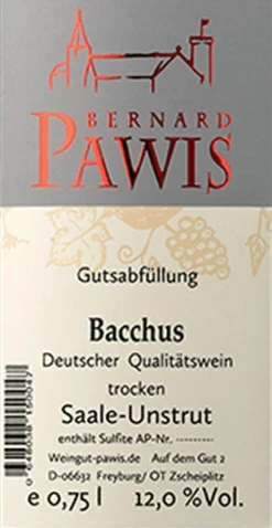 Bacchus Trocken - Pawis