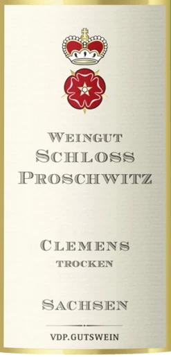 Cuvée Clemens Trocken - Schloss Proschwitz -Chevalier Wine Geschaft 504023 label