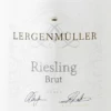 Riesling Sekt Brut - Lergenmüller 1 Riesling Sekt Brut - Lergenmüller -Chevalier Wine Geschaft 571019 label
