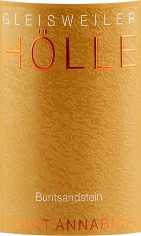 Gleisweiler Hölle Buntsandstein Riesling Trocken - Sankt Annaberg 3 Gleisweiler Hölle Buntsandstein Riesling Trocken - Sankt Annaberg