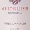 Brauneberg Juffer Sonnenuhr Riesling GG - Schloss Lieser -Chevalier Wine Geschaft 586073 label