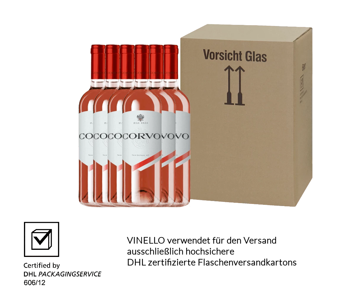 6er Vorteils-Paket - Corvo Rosa Terre Siciliane - Duca Di Salaparuta 6 6er Vorteils-Paket - Corvo Rosa Terre Siciliane - Duca Di Salaparuta - Image 4