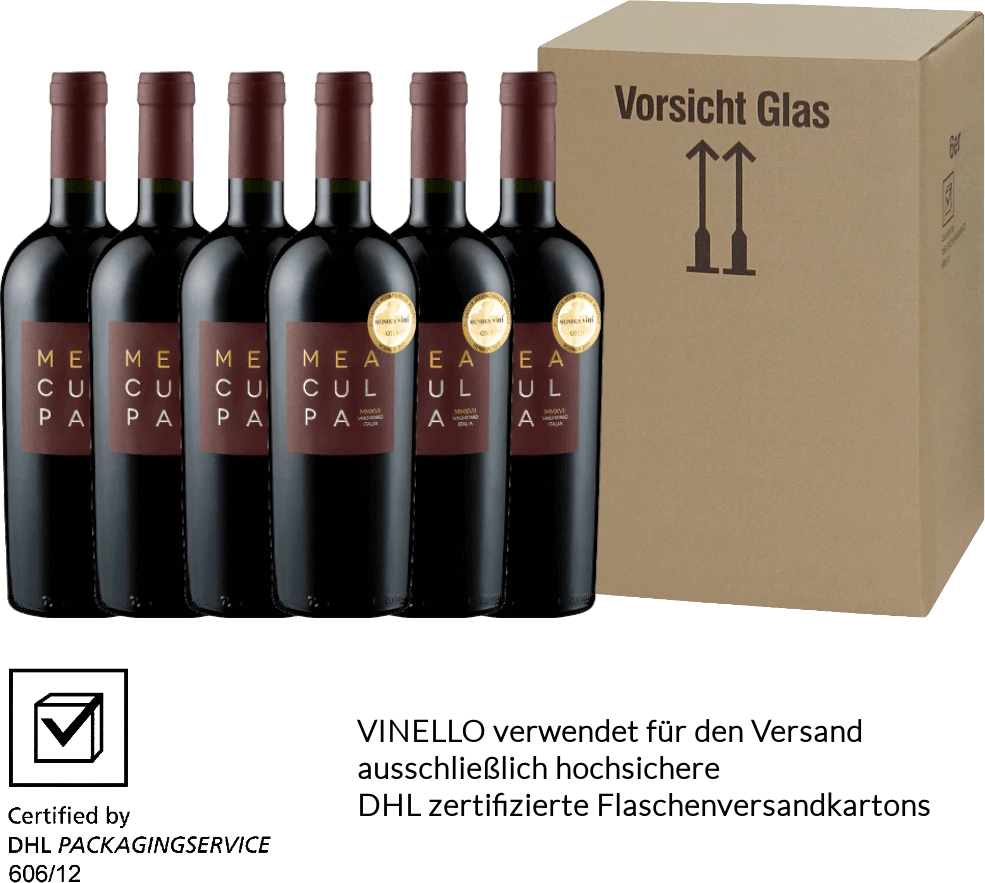 6er Vorteils-Weinpaket - MEA CULPA Vino Rosso Italia - Cantine Minini 5 6er Vorteils-Weinpaket - MEA CULPA Vino Rosso Italia - Cantine Minini - Image 3