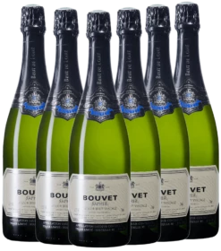6x Vorteils-Weinpaket Crémant Saphir Saumur Brut - Bouvet Ladubay