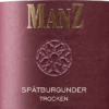 Spätburgunder Trocken - Weingut Manz -Chevalier Wine Geschaft 705 label