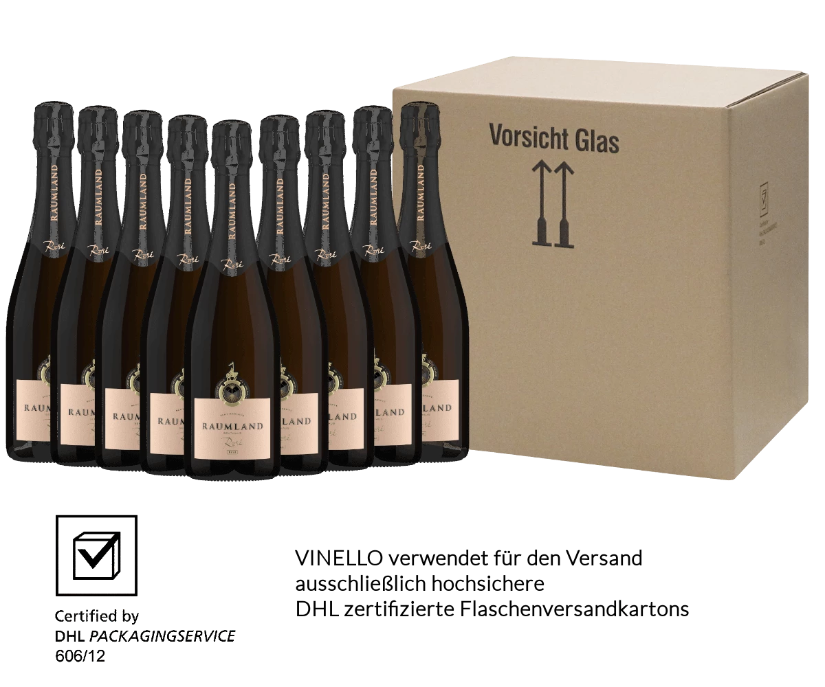 9x Vorteils-Weinpaket Rosé Reserve Brut - Sekthaus Raumland 3 9x Vorteils-Weinpaket Rosé Reserve Brut - Sekthaus Raumland