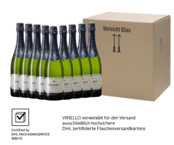 9x Vorteils-Weinpaket Crémant Saphir Saumur Brut - Bouvet Ladubay 9 9x Vorteils-Weinpaket Crémant Saphir Saumur Brut - Bouvet Ladubay -Chevalier Wine Geschaft 9er versandkarton vorlagesaphir