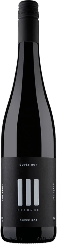 Rotwein Cuvée Halbtrocken - Drei Freunde