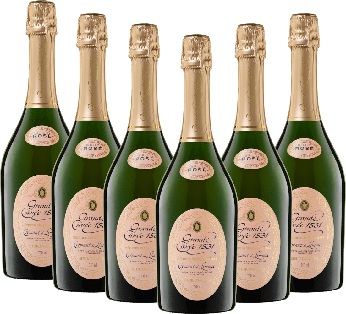 6er Vorteilspaket - Aimery Grande Cuvée 1531 Rosé Crémant Brut - Sieur D'Arques 5 6er Vorteilspaket - Aimery Grande Cuvée 1531 Rosé Crémant Brut - Sieur D'Arques - Image 3
