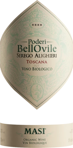 Poderi Bellovile Rosso Di Toscana IGT - Serego Alighieri -Chevalier Wine Geschaft alighieri poderi bellovile etikett