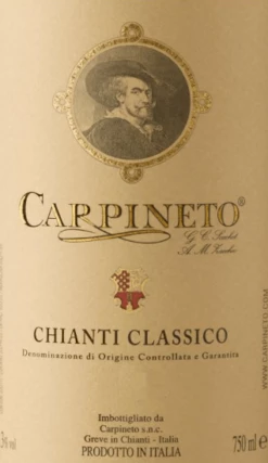 Chianti Classico DOCG - Carpineto -Chevalier Wine Geschaft carpineto chianti classico etikett