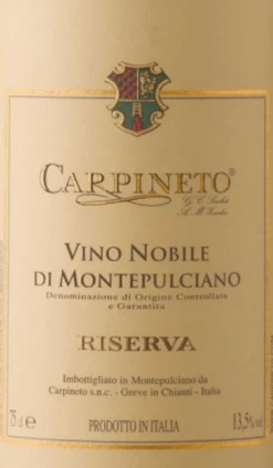 Vino Nobile Di Montepulciano Riserva DOCG - Carpineto
