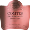Comtes De Champagne Rosé - Champagne Taittinger 2 Comtes De Champagne Rosé - Champagne Taittinger -Chevalier Wine Geschaft comtes de champagne rose etikett