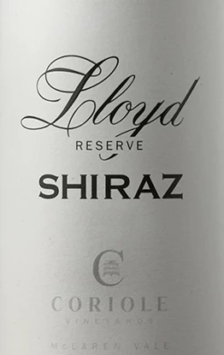 Shiraz Lloyd Reserve - Coriole -Chevalier Wine Geschaft coriole lloyd shiraz etikett