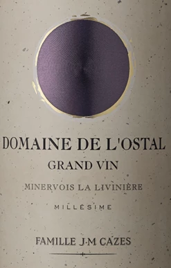 Domaine De L'Ostal Grand Vin Minervois La Livinière AOC - Domaines Cazes