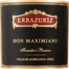 Don Maximiano Founder's Reserve Aconcagua Valley - Viña Errazuriz -Chevalier Wine Geschaft don maximiano founders reserve errazuriz label