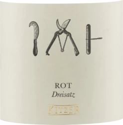 Dreisatz Rot Trocken - Gebrüder Kitzer 5 Dreisatz Rot Trocken - Gebrüder Kitzer -Chevalier Wine Geschaft dreisatz rot kitzer label