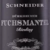 Dürkheimer Fuchsmantel Riesling - Markus Schneider -Chevalier Wine Geschaft duerkheimer fuchsmantel riesling trocken markus schneider etikett