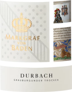 Durbach Grauburgunder - Weingut Markgraf Von Baden -Chevalier Wine Geschaft durbach grauburgunder weingut markgraf von baden label
