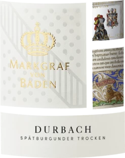 Durbach Spätburgunder - Weingut Markgraf Von Baden -Chevalier Wine Geschaft durbach spaetburgunder weingut markgraf von baden label