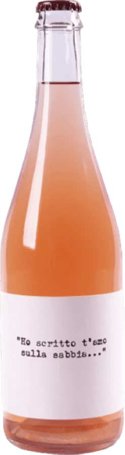 E Ho Scritto T'Amo Sulla Sabbia Tappo Coronasui Lieviti M.F. - Le Vigne Di San Pietro