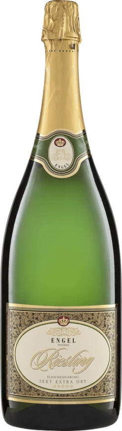 Engel Rieslingsekt Flaschengärung Extra Dry 1,5 L Magnum - Peter Riegel Weinimport
