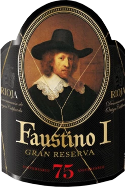 Faustino I Gran Reserva 75 Aniversario - Bodegas Faustino 5 Faustino I Gran Reserva 75 Aniversario - Bodegas Faustino -Chevalier Wine Geschaft faustino i gran reserva 75 aniversario bodegas faustino label