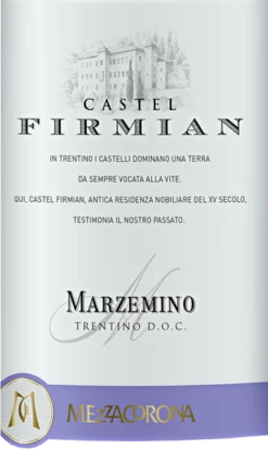 Marzemino DOC - Castel Firmian