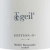 Edition F Weisser Burgunder Trocken - Geils Sekt- Und Weingut -Chevalier Wine Geschaft geils weissburgunder etikett
