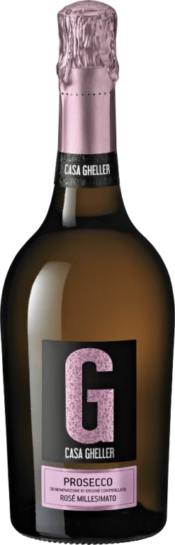 Prosecco Rosé Millesimato Spumante Treviso DOC - Casa Gheller -Chevalier Wine Geschaft gheller rose millesimato