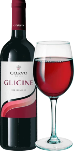Glicine Rosso Terre Siciliane - Duca Di Salaparuta -Chevalier Wine Geschaft glicine rosso terre siciliane glas