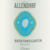 Goethewein Winkeler Brentanogarten Riesling Erste Lage - Fritz Allendorf -Chevalier Wine Geschaft goethewein winkeler brentanogarten riesling erste lage fritz allendorf label