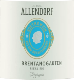 Goethewein Winkeler Brentanogarten Riesling Erste Lage - Fritz Allendorf