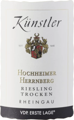 Hochheimer Herrnberg Riesling Trocken 1. Lage - Weingut Künstler 5 Hochheimer Herrnberg Riesling Trocken 1. Lage - Weingut Künstler -Chevalier Wine Geschaft hochheimer herrnberg riesling trocken 1 lage weingut kuenstler label