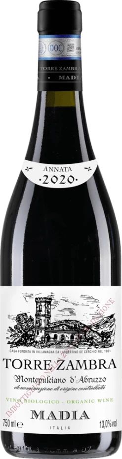 Torre Zambra Madia Organic Montepulciano D'Abruzzo DOC - Torre Zambra