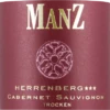 Oppenheimer Herrenberg *** Cabernet Sauvignon Trocken - Weingut Manz -Chevalier Wine Geschaft oppenheimer herrenberg cabernet sauvignon manz label