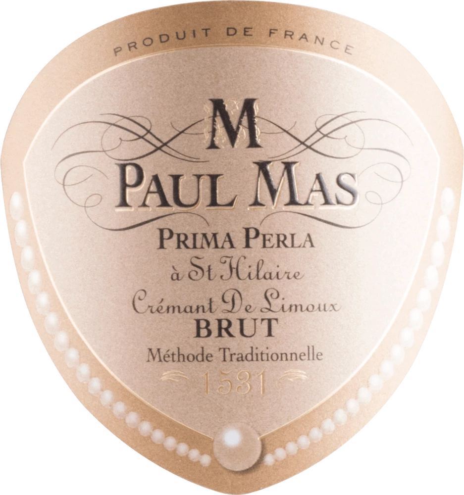 Prima Perla Crémant De Limoux AOP - Domaine Paul Mas 3 Prima Perla Crémant De Limoux AOP - Domaine Paul Mas