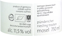 Riesling Vom Roten Schiefer - Clemens Busch -Chevalier Wine Geschaft riesling vom roten schiefer clemens busch etikett2